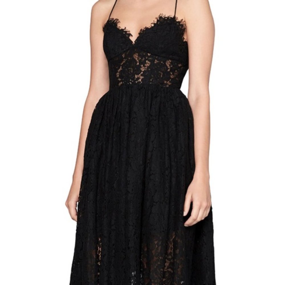 Black Lace Dark Romance Dress